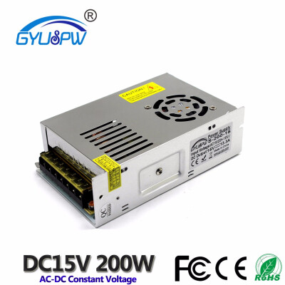 

Switch Power Supply DC15V 133A 200W Small Volume Single Output Switching power Source for LED Strip Light Lamp CNC 3D Printer