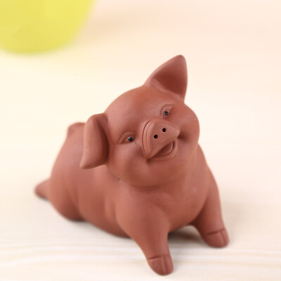 

Ceramic pig feng shui ornaments lucky home accessories cute crafts tea pet furnishings