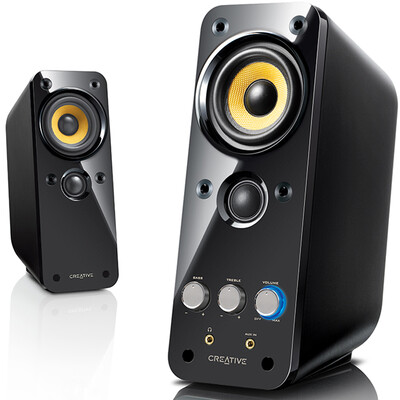 

Творческий (творческий) Gigaworks T20II Speaker 2.0Hifi Speaker Bookcase Мультимедийный компьютер Аудио сабвуфер