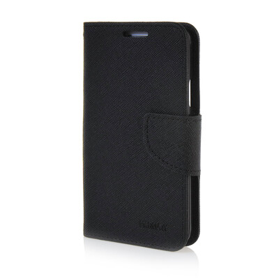 

MOONCASE Cross pattern Leather Wallet Flip Card Slot Pouch Stand Shell Back ЧЕХОЛ ДЛЯ Samsung Galaxy A3 Black