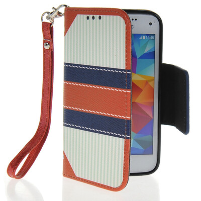 

MOONCASE Fashion Leather Side Flip Wallet Card Slot Pouch Stand Back чехол для Samsung Galaxy S5 I9600
