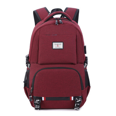 

Male USB Charging Backpack for Young Girls&Boys Travel Korean Student Bag Leisure Travel Large Capacity Computer Bag