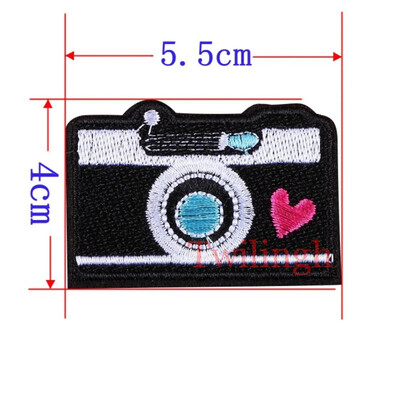 

1Pcs New Cartoon Patches Iron On Embroidered Sequined Patch Flower Applique DIY Sewing Fabric Repair Clothes Patches Stickers