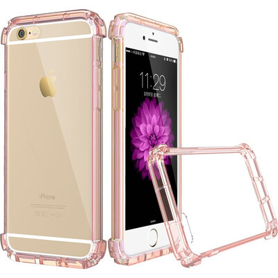 

Миллиард цветов (ESR) Apple iPhone6s Plus / 6 Plus мобильный телефон оболочки / защитный рукав оболочки прозрачный кристалл серии защиты Выдерживает падение довольно розовый