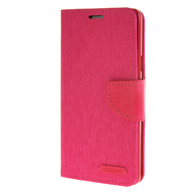 

MOONCASE Galaxy Note A7 , Leather Flip Wallet Card Holder Pouch Stand Back ЧЕХОЛ ДЛЯ Samsung Galaxy A7 Hot pink