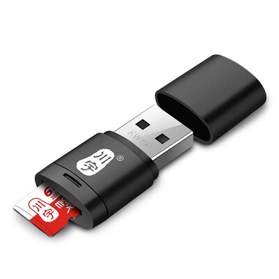 

Kawau Micro SD Card Reader 20 USB High Speed Adapter with TF Card Slot C286 Max Support 128GB Memory Card Reader for Computer