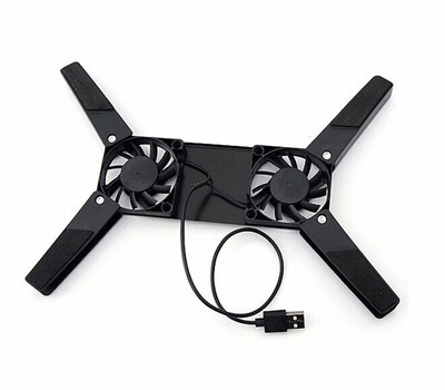 

Laptop Cooler Foldable Cooling Fan Protable USB Notebook Radiator With Double Fans for 7 to 15 Inch Notebook Laptop