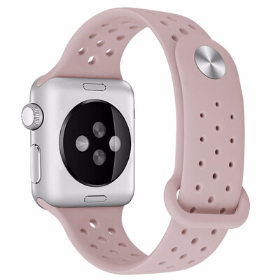 

Colorful Soft Silicone Replacement Sport Band 38mm 42mm for Apple Watch Series1 2 3 Wrist Bracelet Strap For iWatch Sports Edition