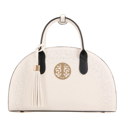 

Hot new leather shoulder bag for women shell bag handbag fashion tote bag vintage Chinese style tassel bag