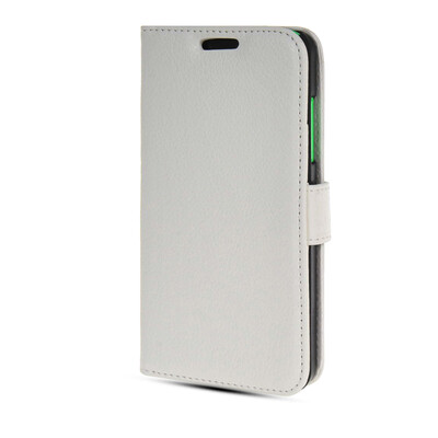 

MOONCASE High quality Leather Side Flip Wallet Card Slot Pouch Stand Shell Back ЧЕХОЛ ДЛЯ Nokia Lumia 630 White