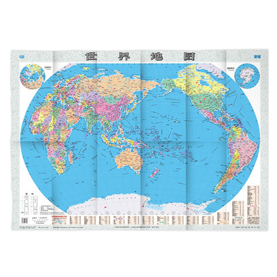 

世界地图（盒装折叠版 成图尺寸：1068*745mm）