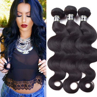 

7A Malaysian Virgin Hair 3 Bundles Body Wave Hair Weave Extension Mink Malaysian Hair Bundles Unprocessed Human Hair Pieces