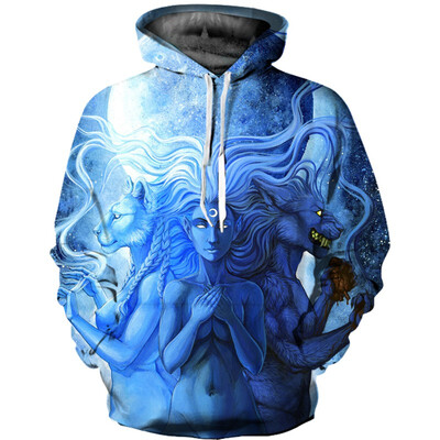 

Mens Hoodie 3D Printed Women Pullover Sweater