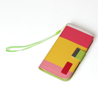 

Rose&Pink &Yellow Wallet Pouch Case Covers For Samsung Galaxy S4 I9500
