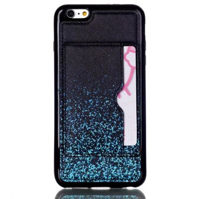 

мити новых shockproof мобильный телефон защитную крышку с карты стоять мягкие кожаные трудно вернуть дело для iPhone - пу - 6 и 5,5 "