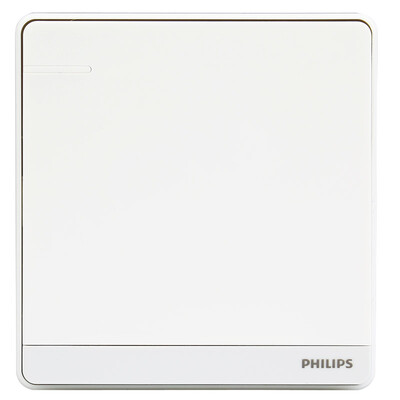 

PHILIPS switch socket one-switch single-control fluorescent indicator white
