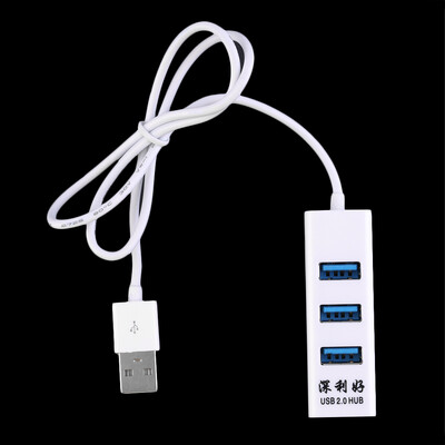 

4-портовый USB 2.0 концентратор Splitter нескольких Расширение Кабель-адаптер для портативных ПК