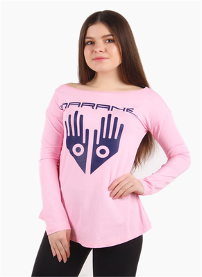 

Round neck printed long-sleeved T-shirt loose&simple Ships from Russia Delivery estimate 37 days