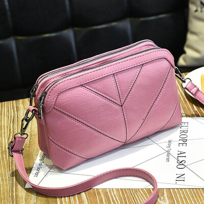 

2018 High Quality Leather Women Handbag Luxury Messenger Bag Soft pu Leather Fashion Ladies Crossbody Bags Female Bolsas