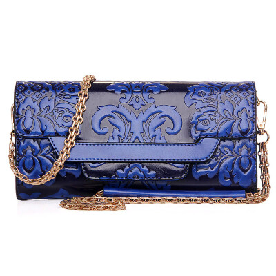 

Features Chinese style embossed handbag women leather messenger bag High-end lady shoulder bag fashion famous brand crossbody bag