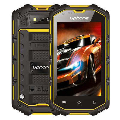 

Uphone U5A Rugged Android Phone - Dual Core CPU IP68 Waterproof Dust Proof Rating Shockproof OrangeYellowGreenBlack
