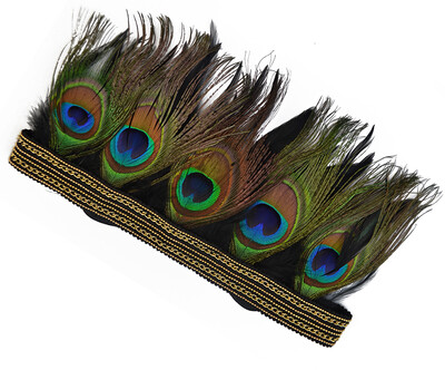 

Idealway New Fashion Hair Band Handmade Leather Chain Feather Hair Band Adjustable Hair Accessory Women Jewelry