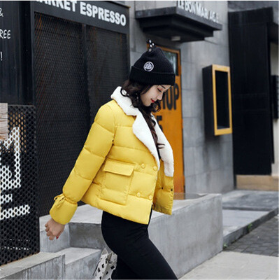 

Womens Short Cotton Padded Fashion Jacket Cotton Coat Autumn&Winter New Arrival