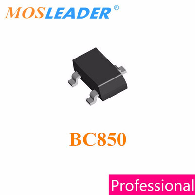 

Mosleader BC850 SOT23 3000PCS BC850B BC850C 100mA 01A 45V NPN BC850BLT1G BC850CLT1G High quality