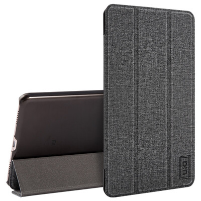 

Youjia millet flat 4 protective cover 8 inch tablet protective shell light&thin anti-fall tri-fold bracket dorm leather case series Athens gray