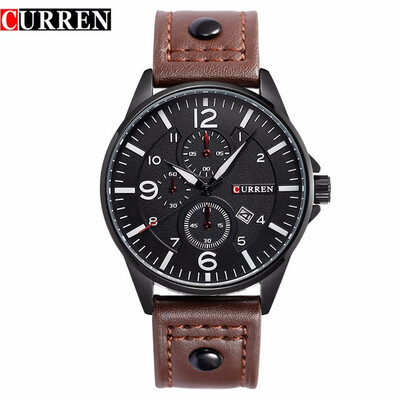 

CURREN Luxury Casual Men Watches Analog Military Sports Watch Quartz Male Wristwatches Relogio Masculino Montre Homme8164
