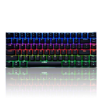 

AJAZZ AK33 Linear Action Mechanical Keyboard Gaming E-sport LED Colorful Keyboard 82 Keys USB Wired Blue Black Switches Anti-Ghost