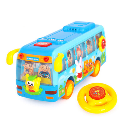 

HUILE TOYS universal bus audio control shake the school bus 908