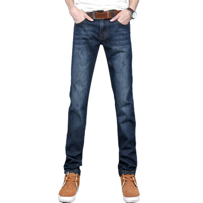 

(MSEK) NZK3011 men's jeans fashion casual straight jeans dark blue 32