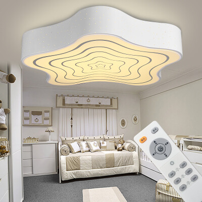 

Jingdong Supermarket] for the first time LED ceiling lamp modern simple lighting living room lights bedroom lamp eye energy saving years 44 * 44cm Promise remote control DD2706