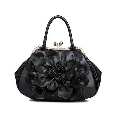 

Luxury brand lady flower handbags casual women's leather bag high quality women sweet lady fashion handbags