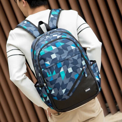

Backpack for Male Junior High School Student Bag Female Fashion Trend Computer Bag High School Student Korean Edition Backpack