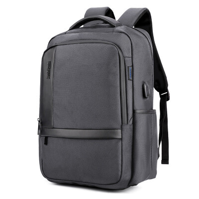 

Men Oxford waterproof backpack External USB Charging 156 inch Laptop Backpack Casual Shock College Student Computer Bag