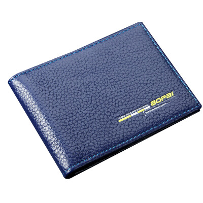 

Bo licensing BOPAI driver&39s license leather first layer of leather wallet bag wallet blue 16-00211