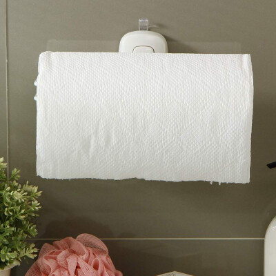 

【Jingdong Supermarket】 Ou Runzhe sucker paper towel rack push-type strong suction cup wall-mounted kitchen paper storage rack