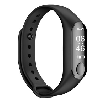 

Bluetooth M3 Smart Bracelet with Heart Rate Blood Pressure Alarm Clock Step Fitness Tracker for Android & IOS PK 115 xiaomi mi3