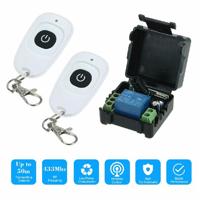 

433MHz DC12V 1CH RF Wireless Remote Control Switch 5PCS RF 433MHz Transmitter Remote Controls For Household Appliances Electroni
