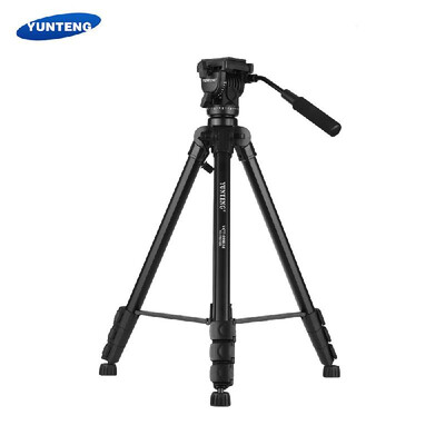 

YUNTENG VCT 999RM Professional Aluminum Alloy Video Tripod 4 Section Adjustable with Fluid Pan & Tilt Head for Canon Nikon Sony DS
