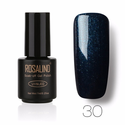 

ROSALIND Gel 1S 7ml DIY Blossom Gel Polish Professional Soak Off UV For Manicure Nail Art Semi Vernis Permanant Gel Lacquer