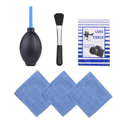 

3pcs6pcs Dust Cleaner Camera Cleaning Kit Lens Brush Cleaning Cloth Air Blower Optical Cleaning Tissue for Canon Nikon Sony DS