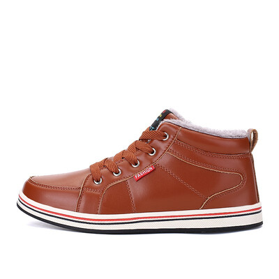 

Plus Size 48 Mens Comfortable Outdoor High Top Cotton Shoes Winter Casual Sneakers Plush Warm Shoes With Fur Ankle Snow Boots