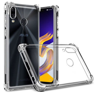 

Anti knock Transparent Silicone Case For Asus Zenfone 5z ZS620KLZenfone 5 ZE620KL KLX00QD shockProof Air Cushion Clear Skin Bag