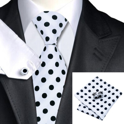 

2016 New Hot selling Vogue Men Silk Tie Set High Quality 100% Silk Necktie Handkerchief Cufflinks Set for Formal Wedding Business