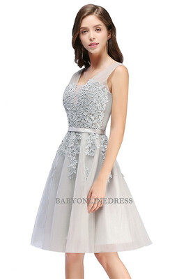 

Beautiful Lace Short Evening Dress 2018 Sexy Chiffon Homecoming Dresses