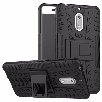 

Goowiiz Phone Case For Nokia 2356 Armor Tire Texture Rugged Protection PCTPU Full Protection