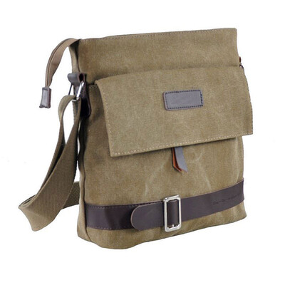 

Mens Canvas Crossbody Hiking Military Messenger Sling Shoulder Bag Satchel New
